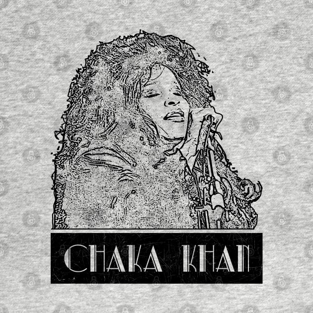 Chaka khan // Black Retro by Degiab